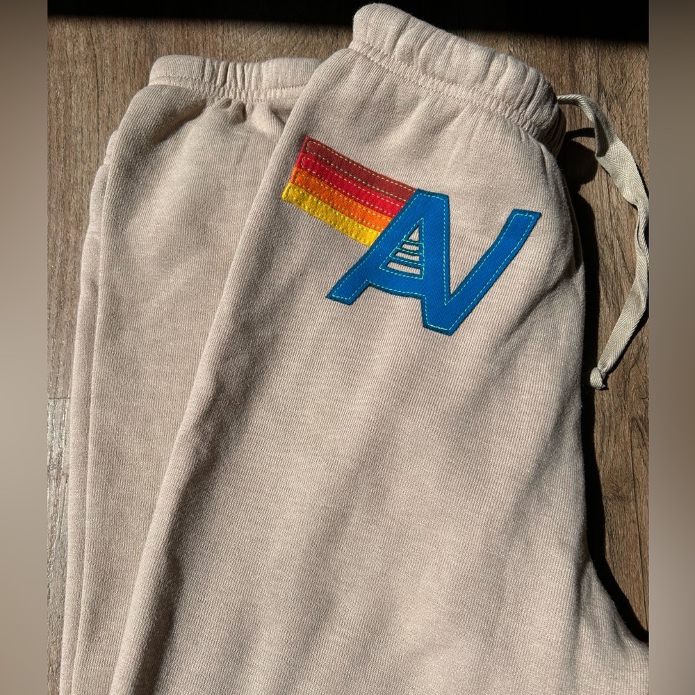 NWT Aviator Nation Sweatpants - Beige